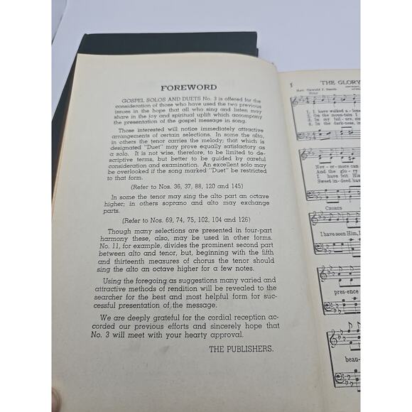Rodeheaver’s Gospel Solos And Duets Numbers 2&3 Vintage Hard Cover - Picture 8 of 10